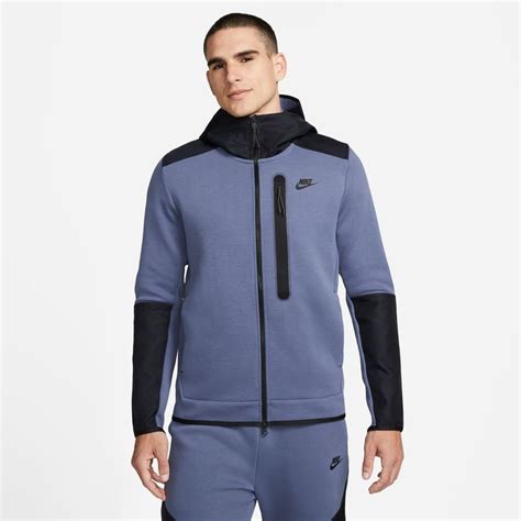 nike tech fleece blauw zwart